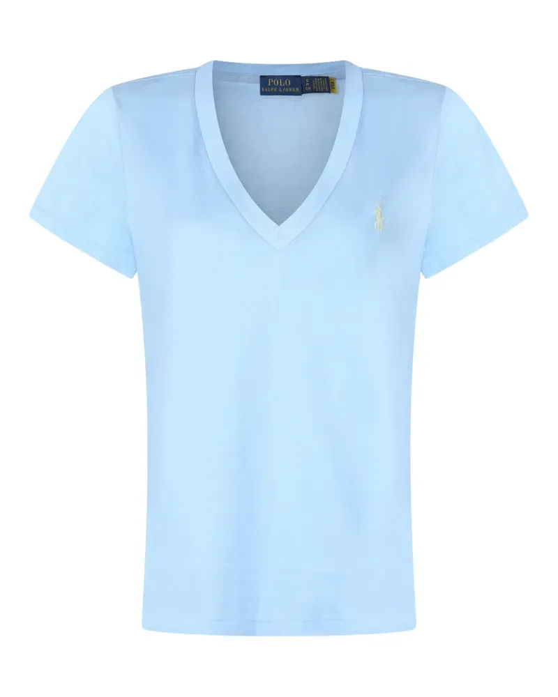 Ralph Lauren T-Shirt mit V-Ausschnitt - Blau Blau
