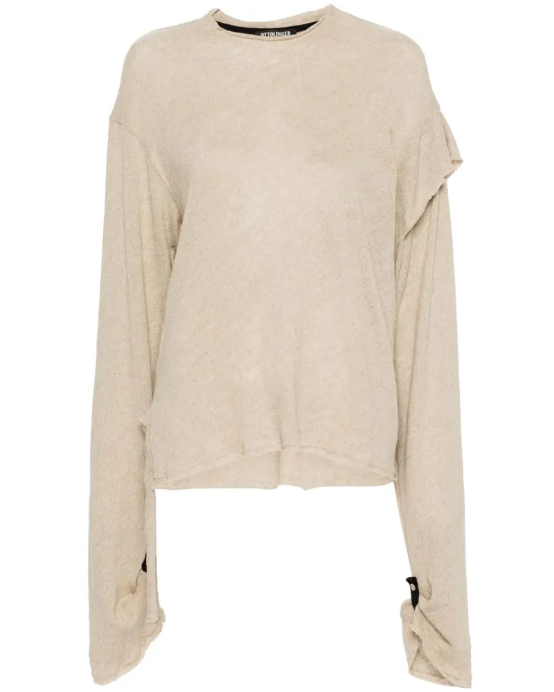 OTTOLINGER Pullover mit Logo-Print Nude