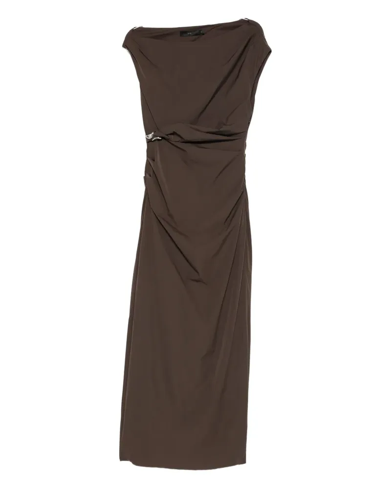 SIR Sol off-shoulder maxi dress - Braun Braun