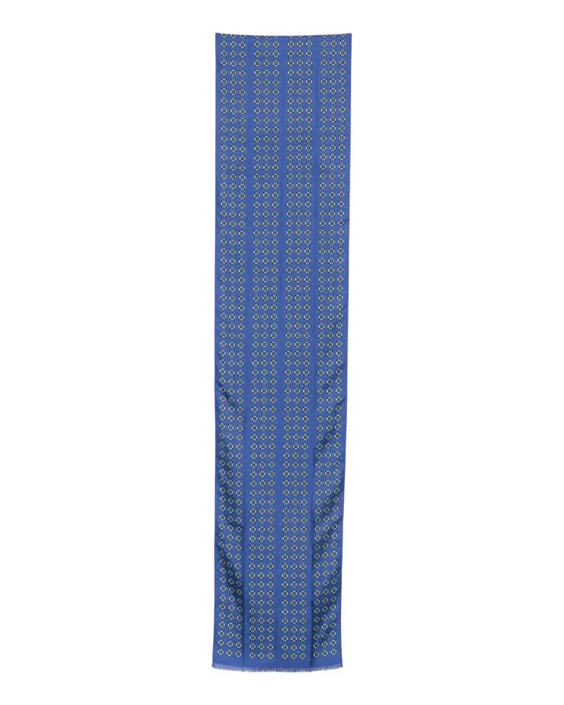 Tom Ford geometric-pattern scarf - Blau Blau