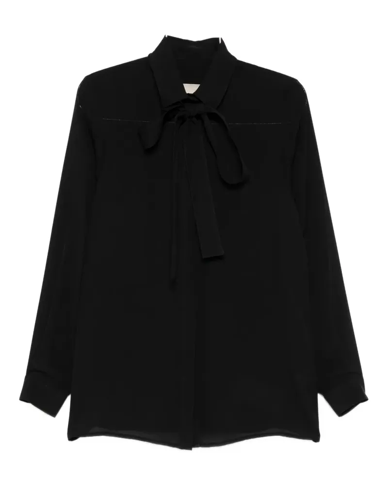 Elie Saab long-sleeve shirt - Schwarz Schwarz