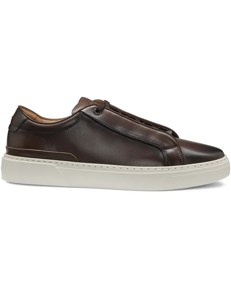 HUGO BOSS Sneakers mit Logo-Schild - Braun Braun