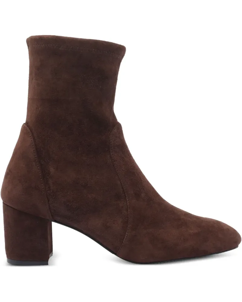 Stuart Weitzman Stiefel mit Blockabsatz 60mm - Braun Braun