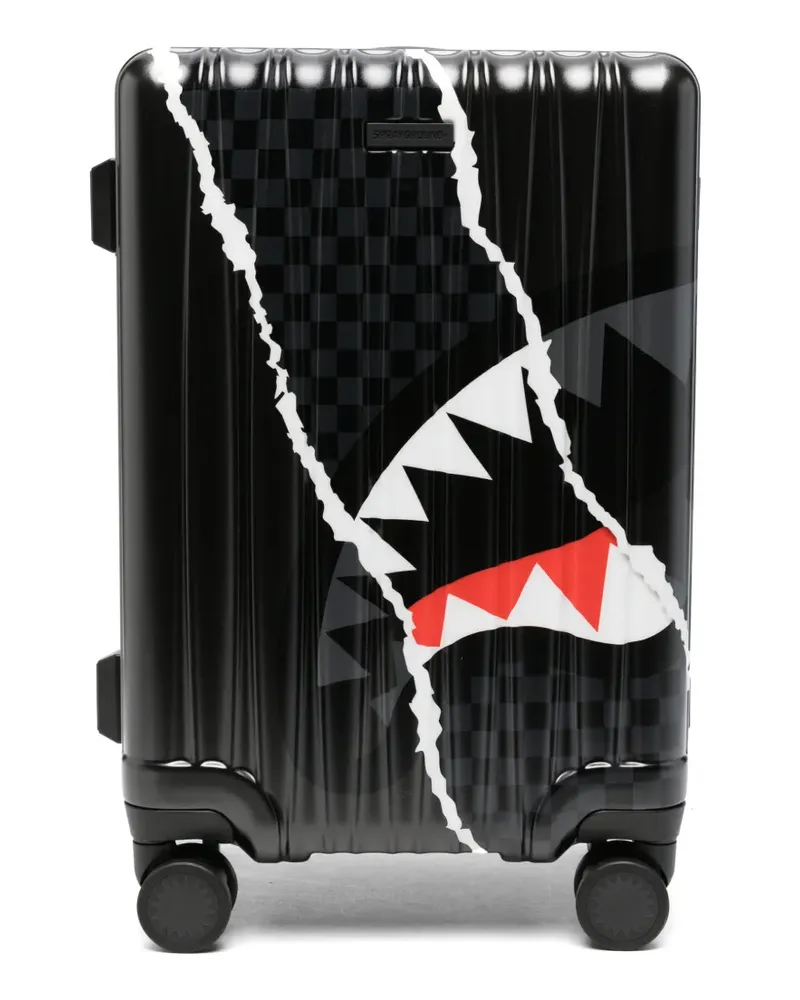 Sprayground Shark Mouth Koffer - Schwarz Schwarz