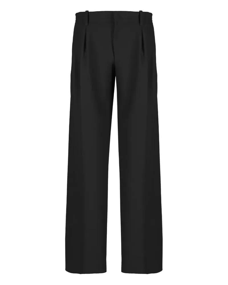 Laneus Plissierte Hose - Schwarz Schwarz