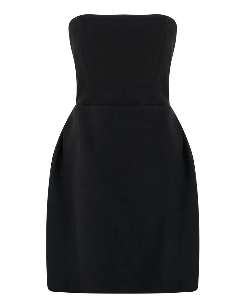 ACTUALEE strapless tulip-skirt mini dress - Schwarz Schwarz