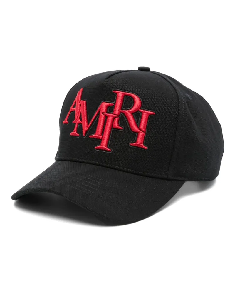 Amiri Baseballkappe mit Logo-Stickerei - Schwarz Schwarz