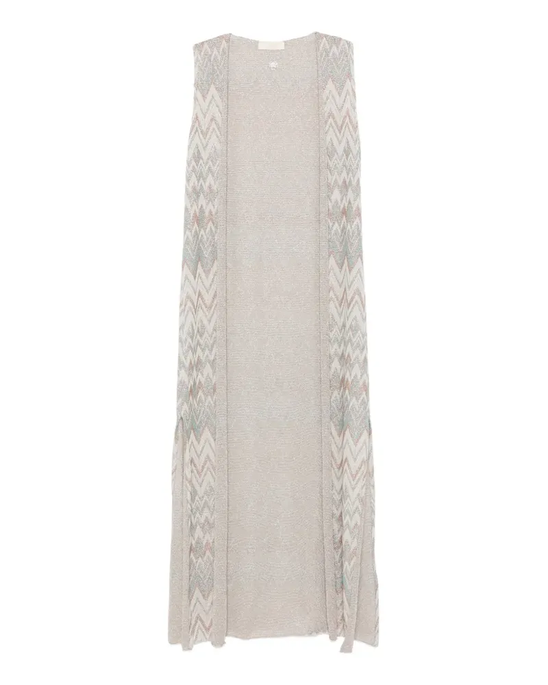 IU Rita Mennoia Kaftan mit Zickzackmuster - Nude Nude