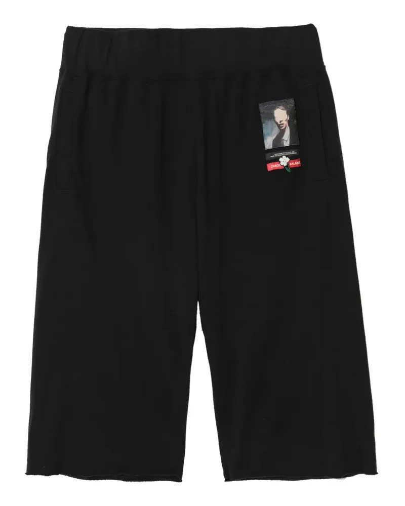 Undercover Joggingshorts mit grafischem Patch - Schwarz Schwarz