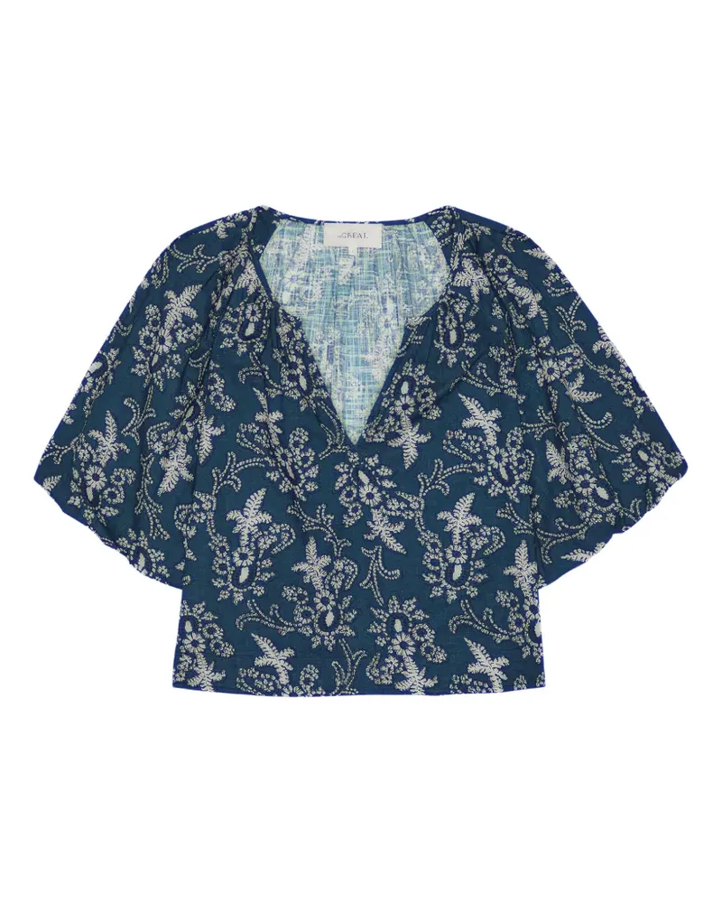 The Great Blythe floral top - Blau Blau