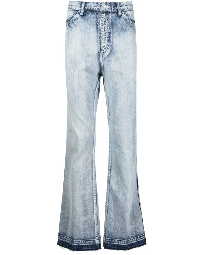 Toga Gerade Jeans mit Acid-Wash-Effekt - Blau Blau