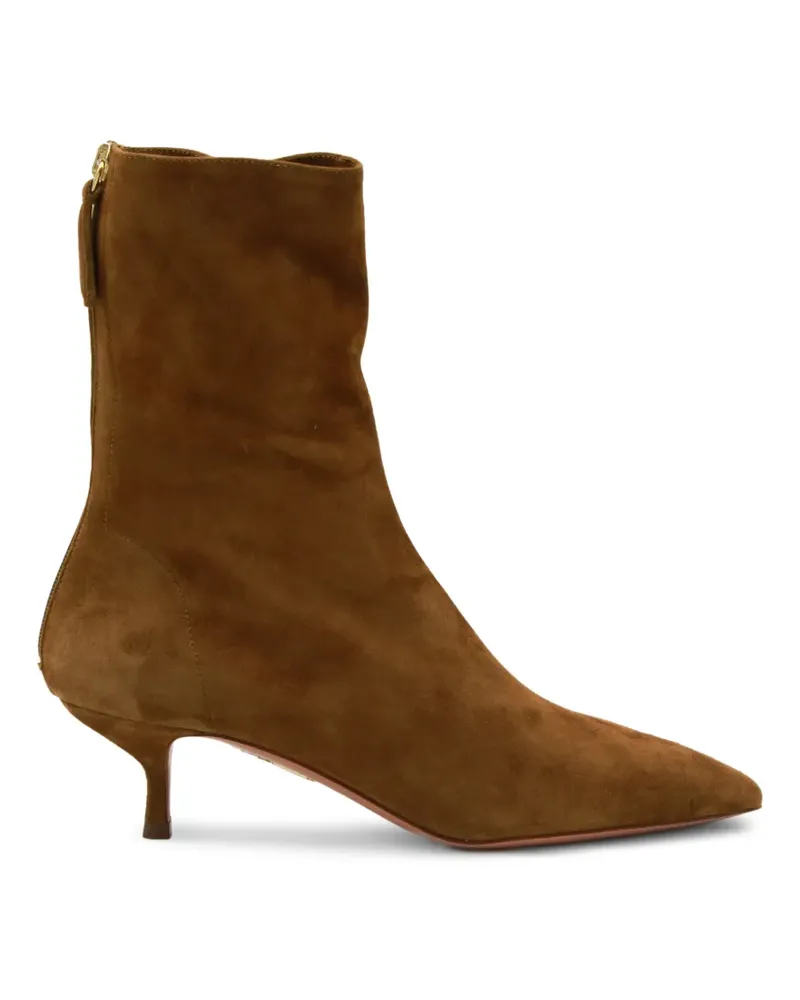 Aquazzura pointed-toe boots - Braun Braun