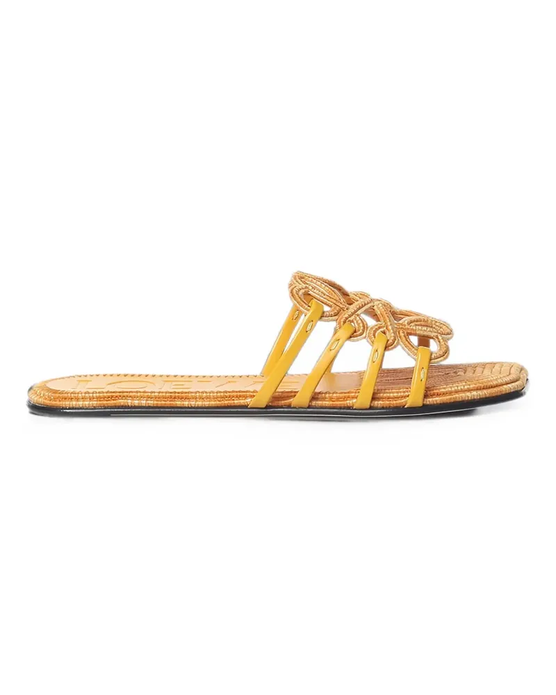 Loewe Petal Anagram sandals - Gelb Gelb