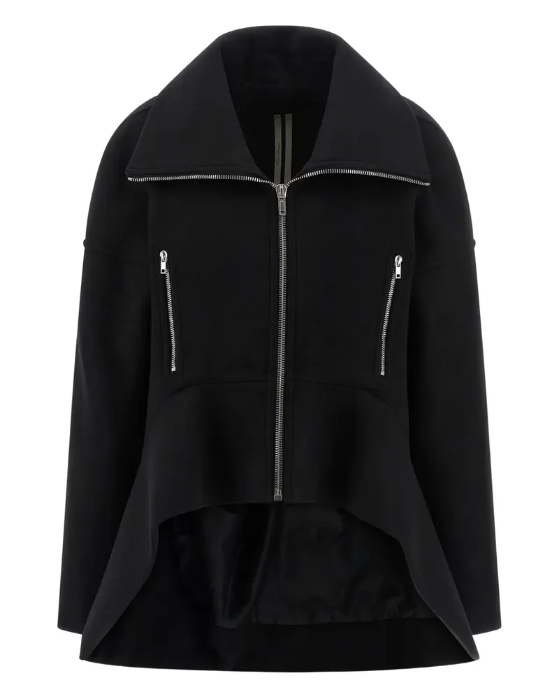 Rick Owens Oversized-Mantel aus Schurwolle - Schwarz Schwarz