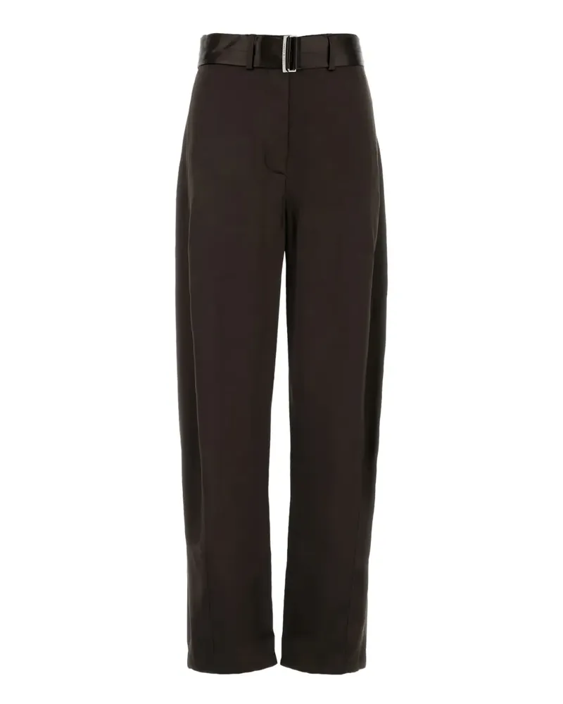 Magda Butrym Hose mit Gürtel - Braun Braun