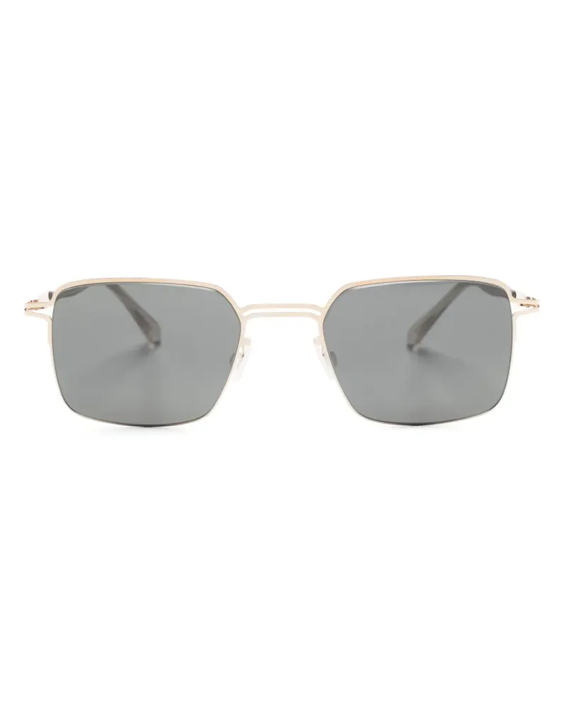 Mykita Alcott Sonnenbrille mit eckigem Gestell - Gold Gold
