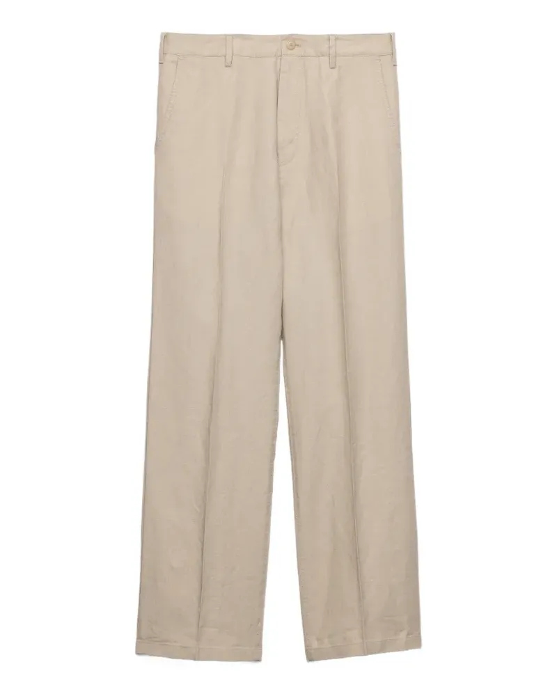 Prada linen pants - Nude Nude