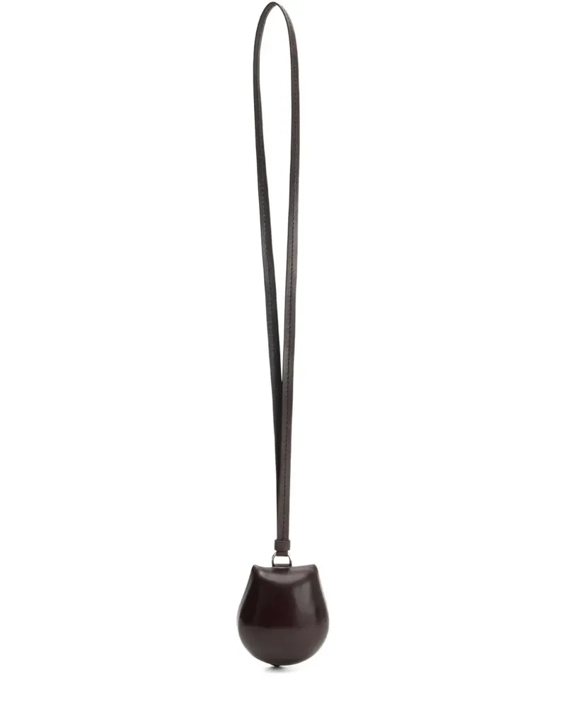 Christophe Lemaire x Carlos Penãfield Münztäschchen in Kastaniettenform - Braun Braun