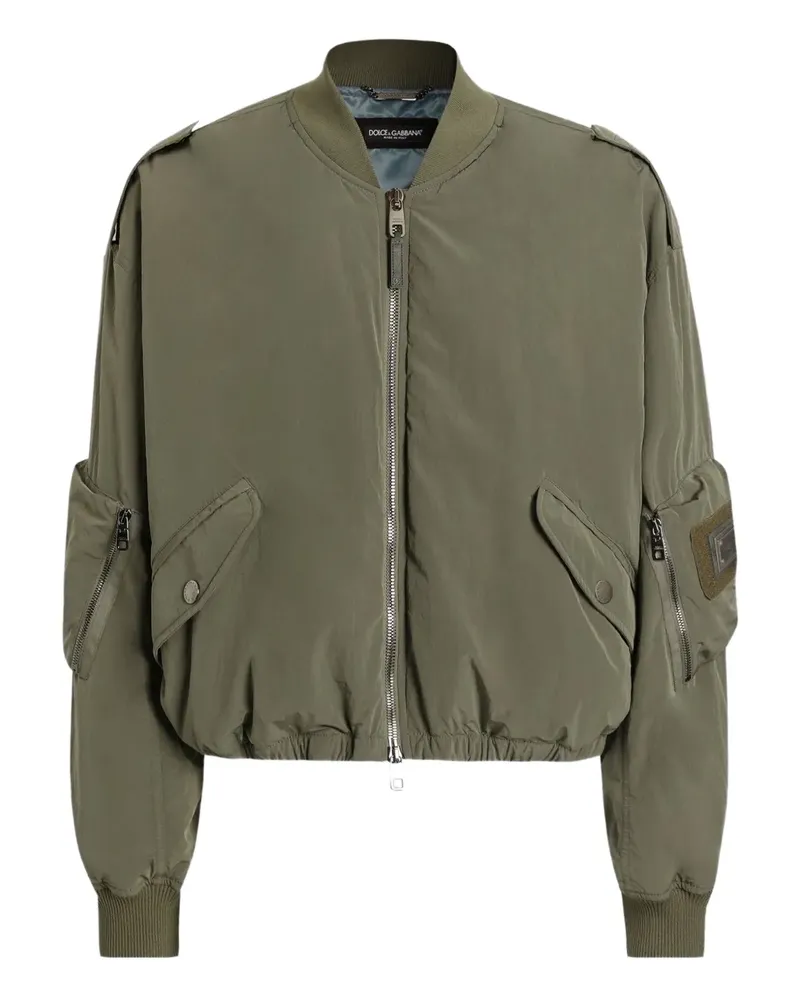 Dolce & Gabbana Jacke mit Reißverschluss - Grün Grün