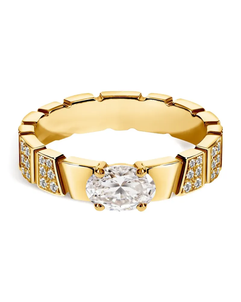 Loyal.e Paris Ride & Love Ring mit Diamanten - Gold Gold