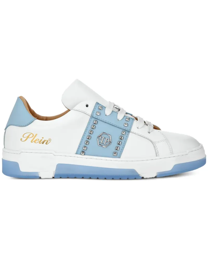 Philipp Plein Sneakers mit Logo - Weiß Weiß