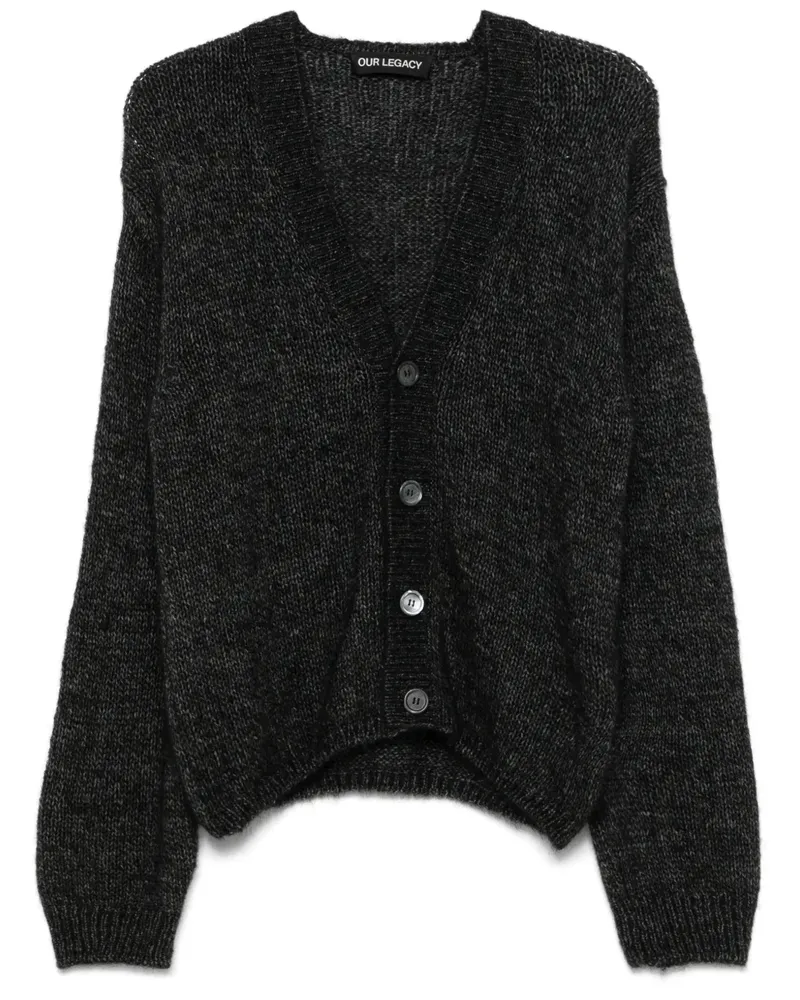 Our Legacy Academy Cardigan - Schwarz Schwarz