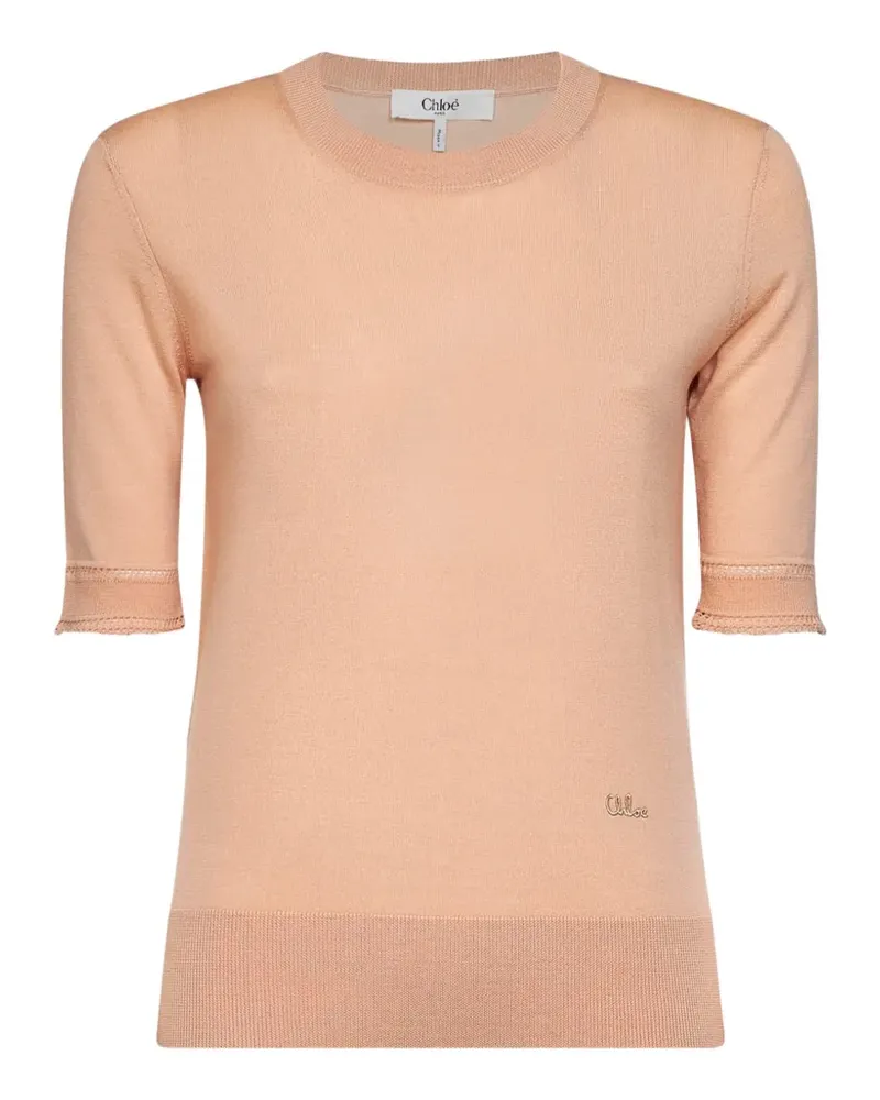 Chloé short-sleeve sweater - Rosa Rosa