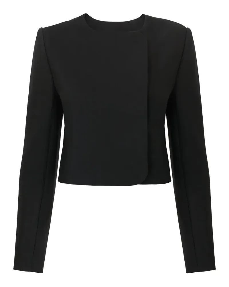 Carolina Herrera New York double-breasted cropped jacket - Schwarz Schwarz