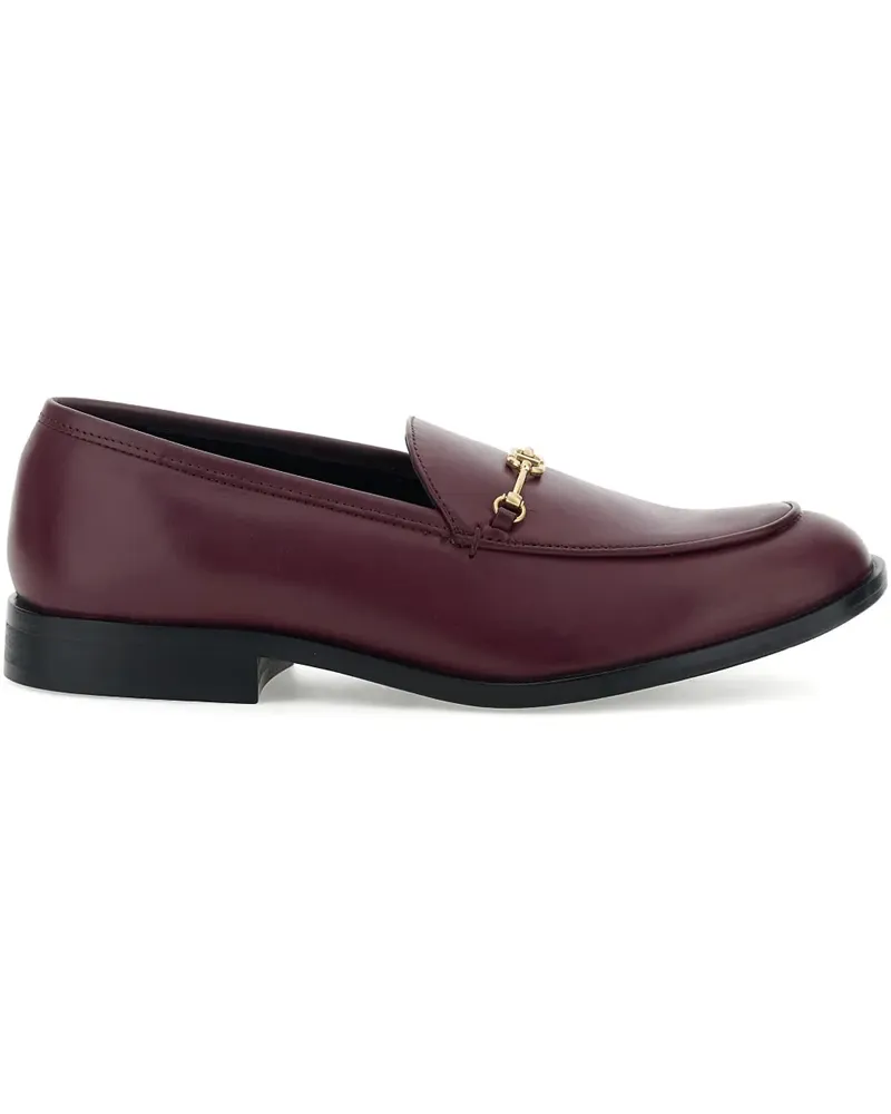 Twin-Set Loafer mit mandelförmiger Kappe - Rot Rot