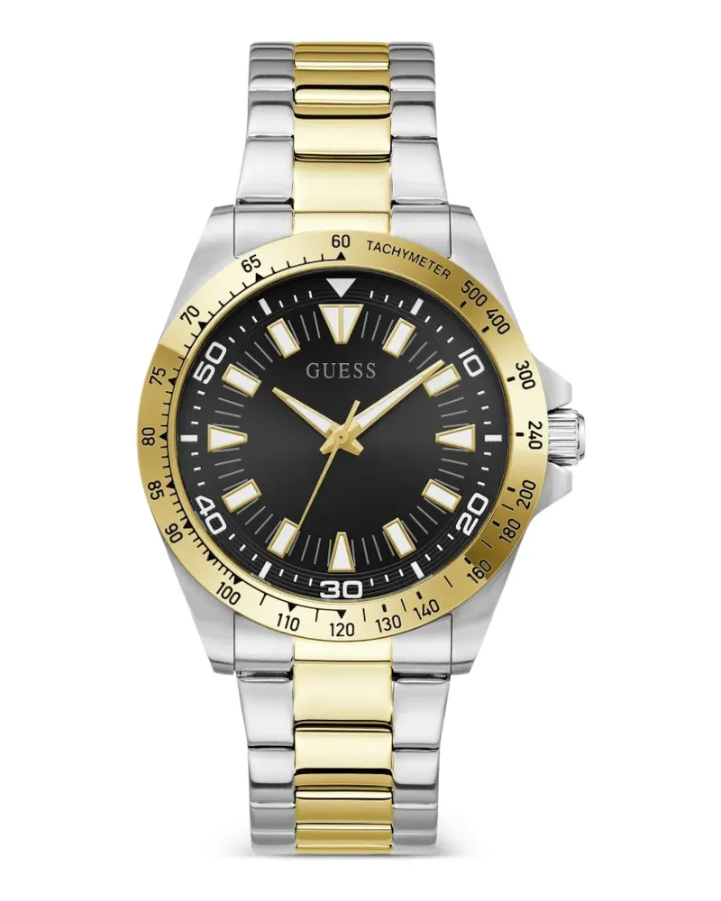 Guess 2-Tone Analog Armbanduhr 42mm - Schwarz Schwarz