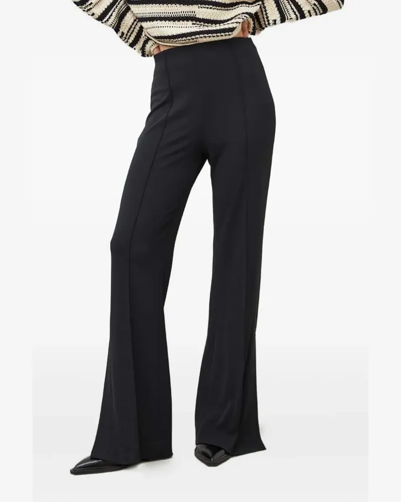 Day Birger et Mikkelsen seam detail flared trousers - Schwarz Schwarz