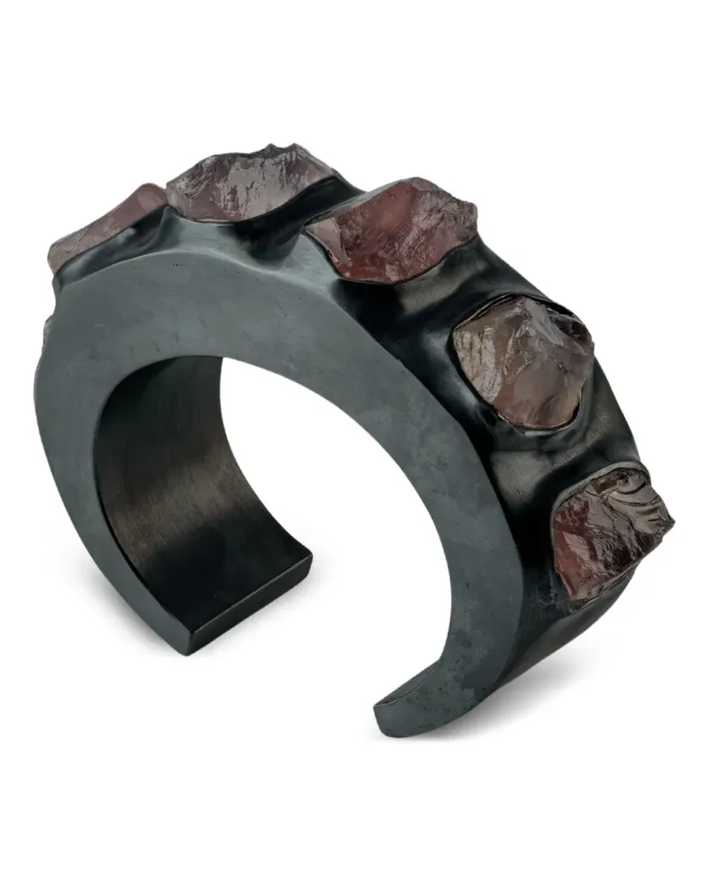 Parts Of Four Crescent Armspange - Schwarz Schwarz