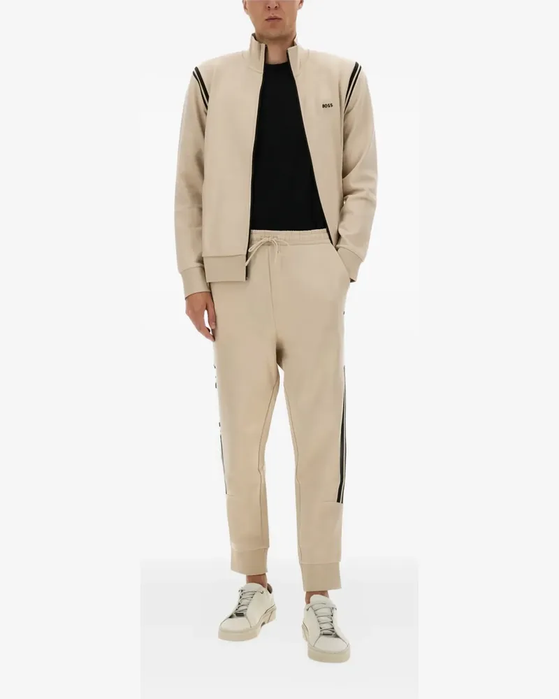HUGO BOSS Jogginganzug mit Streifendetail - Nude Nude