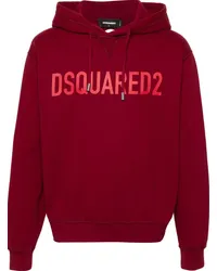 Dsquared2 Cool Fit Hoodie mit Logo-Print Rot