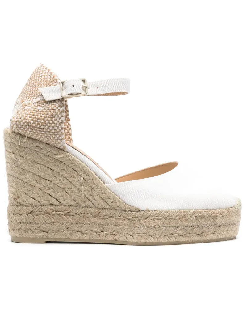 Castañer Carol Espadrilles 110mm - Weiß Weiß