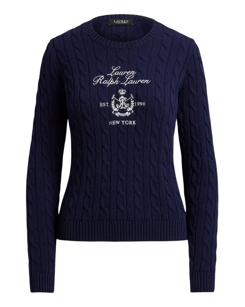 Ralph Lauren cable-knit crew-neck jumper - Blau Blau