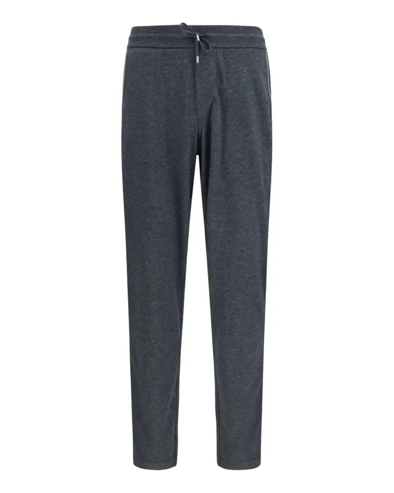 Loro Piana drawstring-waist track pants - Grau Grau