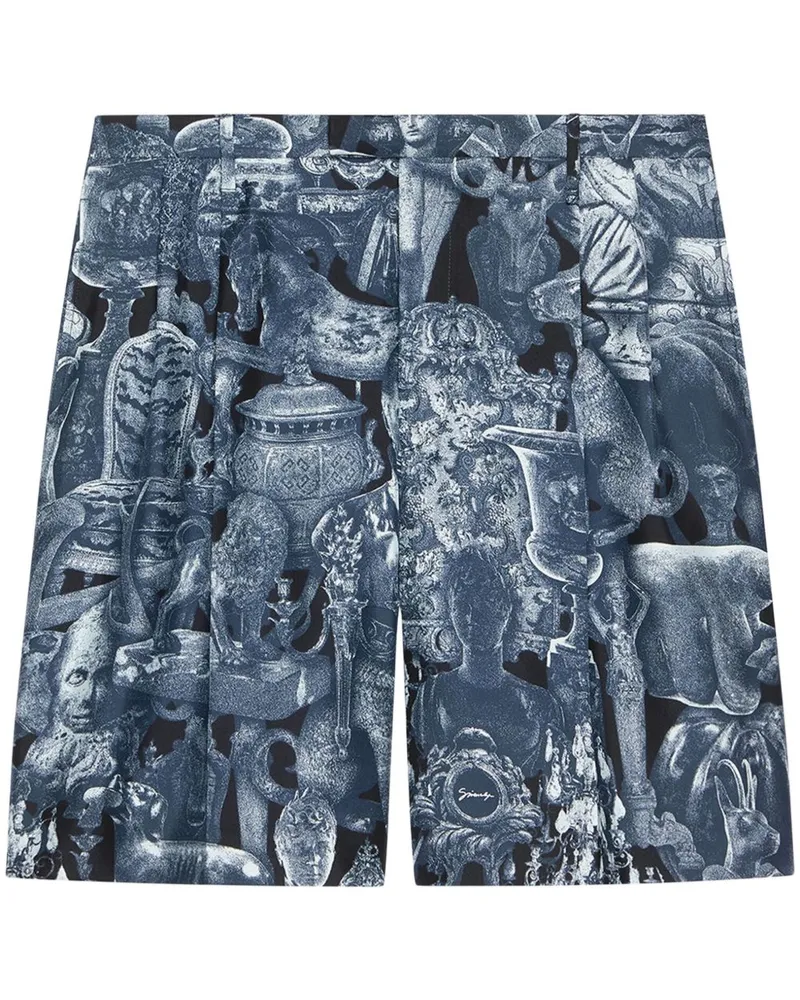 Givenchy Bermudas mit durchgehendem Print - Schwarz Schwarz