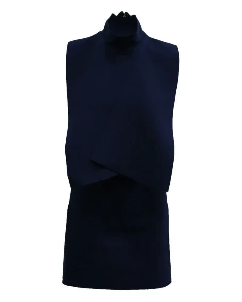 MSGM turtleneck mini dress - Blau Blau