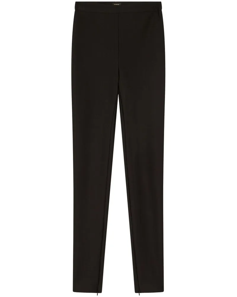 Pinko Hose mit geradem Bein - Schwarz Schwarz