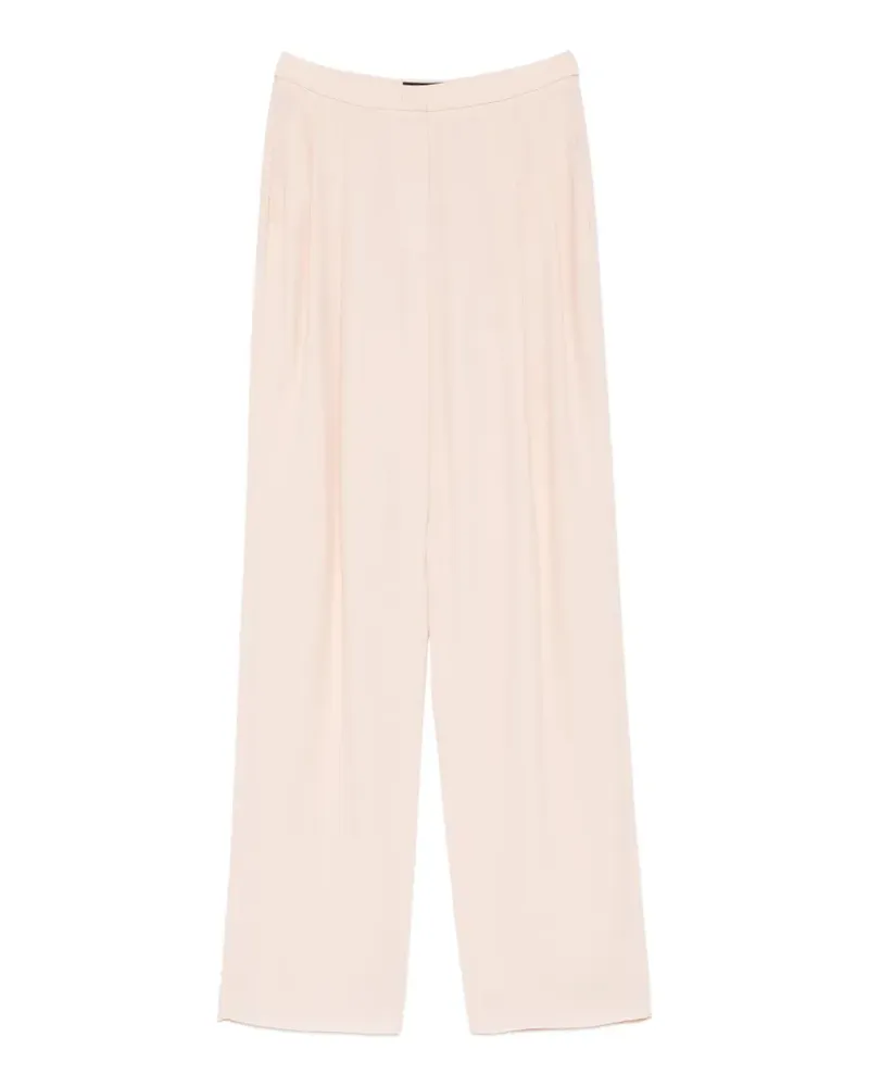 Emporio Armani powder pleated trousers - Nude Nude