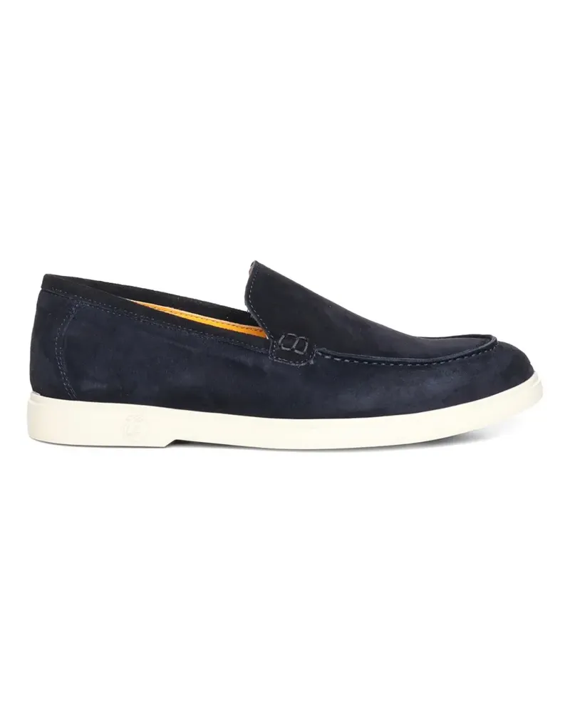 Giuliano Galiano suede loafers - Blau Blau