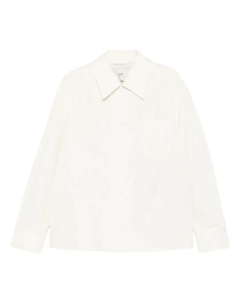 AMI Paris Hemdjacke mit Knopfleiste - Nude Nude