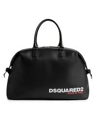 Dsquared2 Handtasche mit Logo-Print Schwarz