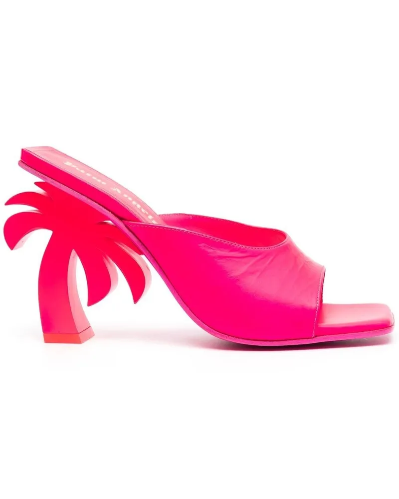 Palm Angels Mules mit eckiger Kappe - Rosa Rosa