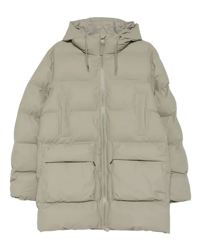 RAINS hooded padded jacket - Grün Grün