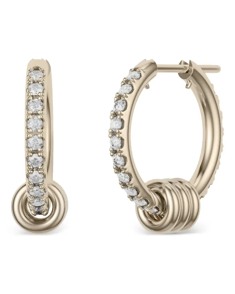 Spinelli Kilcollin Ara diamond hoop earrings - Gold Gold