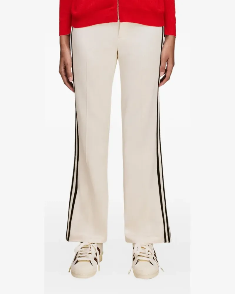 Wales Bonner x adidas Originals side-stripe track pants - Weiß Weiß
