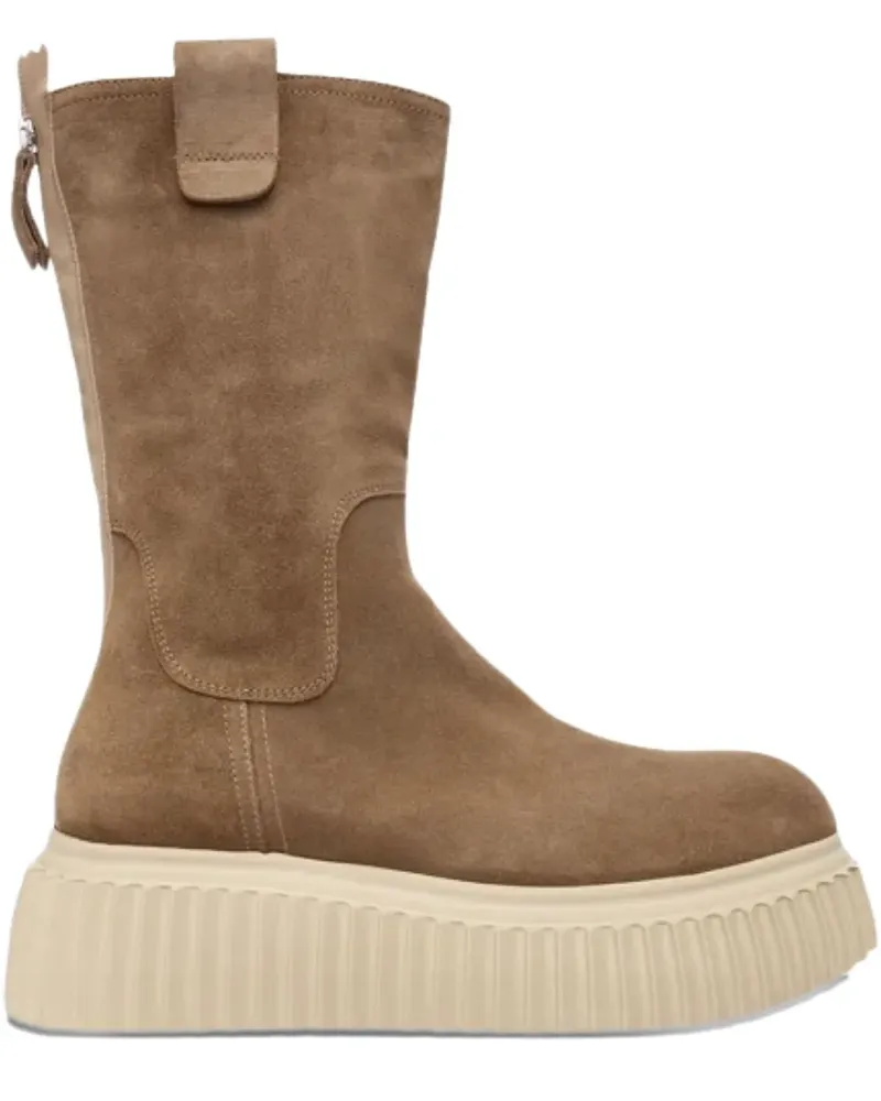 Attilio Giusti Leombruni Stief mit Reißverschluss - Braun Braun