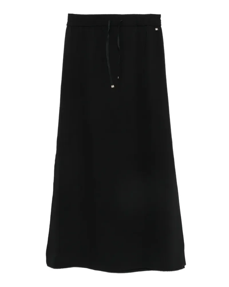Herno drawstring-waist maxi skirt - Schwarz Schwarz